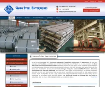 Gargsteelenterprises.com(GPSP Sheet) Screenshot