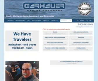 Garhauermarine.com(Quality marine hardware) Screenshot