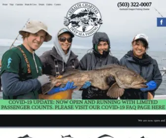 Garibaldicharters.com(Deep Sea Fishing) Screenshot
