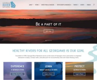 Garivers.org(Georgia River Network) Screenshot
