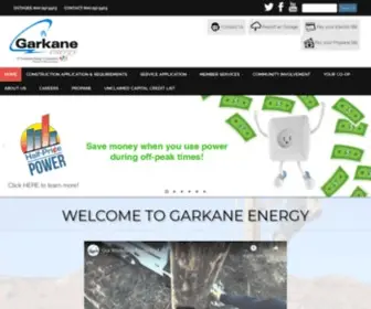 Garkaneenergy.com(Garkane Energy Cooperative) Screenshot
