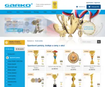 Garko.cz(Sportovní poháry a ceny) Screenshot