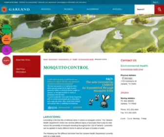 Garlandmosquito.com(Larviciding) Screenshot