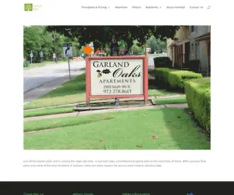 Garlandoaks.com(Garland Oaks) Screenshot