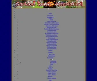 Garlandsoccer.com(Garland Soccer Association) Screenshot