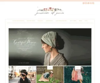 Garlandsofgrace.com(Garlands of Grace Headcoverings) Screenshot