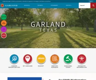 Garlandtx.gov(Garland, TX) Screenshot