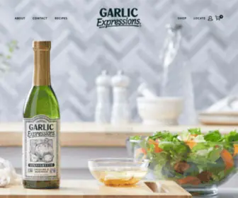 Garlic-Expressions.com(Garlic Vinaigrette Dressing & Marinade) Screenshot