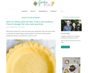 GarliCDelight.com(Garlic Delight) Screenshot