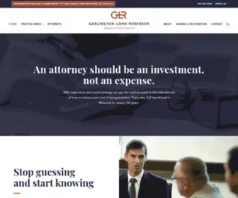 Garlington.com(Montana Law Firm) Screenshot