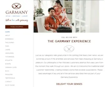 Garmany.com(Quality Mens and Women Clothing) Screenshot