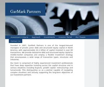 Garmark.com(GarMark Partners) Screenshot