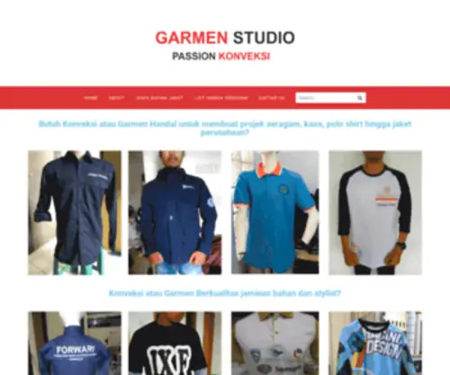 Garmenstudio.com(Konveksi Seragam NET TV) Screenshot