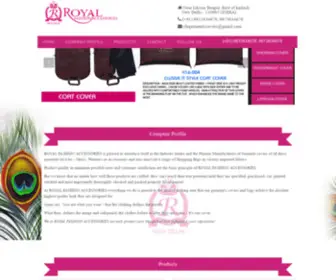 Garmentscovers.com(Royal Fashion Accessories in Delhi Best garments covers in Delhi Top Quality covers in India Covers for garments in Delhi) Screenshot