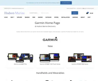 Garmin.equipment(Garmin Marine Electronics at Hudson Marine Electronics) Screenshot