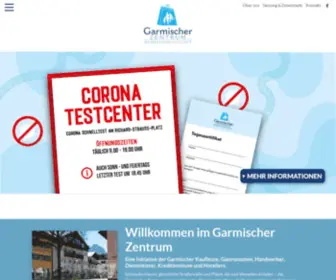 Garmischer-Zentrum.de(Wir begrüßen Sie ganz herzlich im Garmischer Zentrum) Screenshot