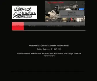 Garmonsdieseldrivetrain.com(Welcome) Screenshot