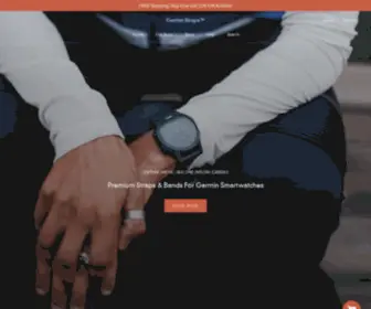 Garmstraps.com(We're a leading provider of Garmin Watch Straps) Screenshot