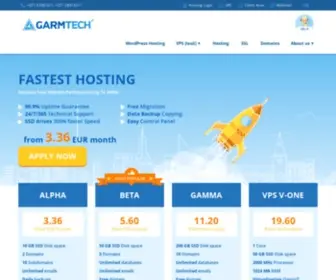 Garmtech.lv(Best windows and linux hosting in Europe) Screenshot