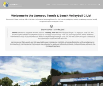 Garneau-Tennis.com(Tennis and Beach Volleyball) Screenshot