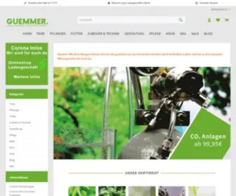 Garnelen-Guemmer.de(Garnelen kaufen im Aquaristik Onlineshop von Garnelen) Screenshot