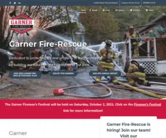 Garnerfire.com(Garner Fire) Screenshot