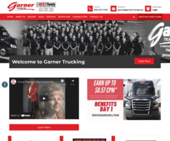 Garnertrucking.com(Garner Trucking) Screenshot