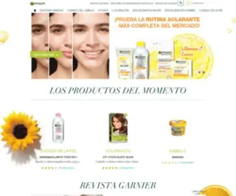 Garnier.com.mx(Garnier México) Screenshot