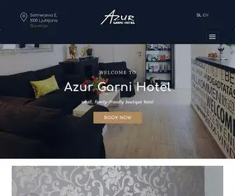 Garnihotelazur.si(Garni hotel Azur) Screenshot