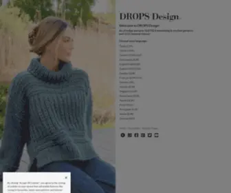 Garnstudio.com(DROPS Design) Screenshot