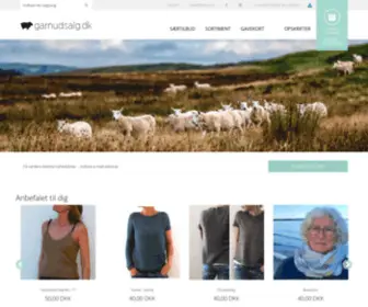 Garnudsalg.dk(Højlandsuld) Screenshot