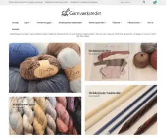 Garnvaerkstedet.dk(Garnværkstedet) Screenshot