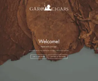 Garocigars.com(Garo Cigars) Screenshot