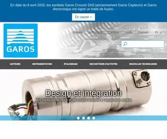 Garos.fr(Entreprise de mécanique de précision et usinage indutriel) Screenshot