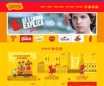 Garoto.com.br(Garoto) Screenshot