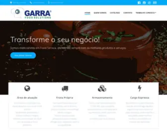 Garradistribuicao.com.br(Garra Food Solutions) Screenshot