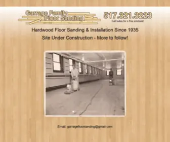 Garragefamilyfloorsanding.com(Garrage Family Floor Sanding) Screenshot