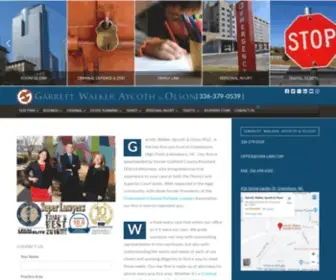 Garrettandwalker.com(Greensboro Criminal Lawyers) Screenshot