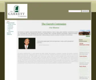 Garrettdevelopment.com(The Garrett Companies) Screenshot