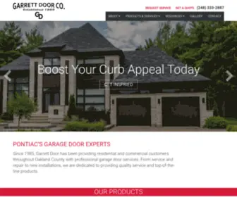 Garrettdoor.com(Garage Door Service) Screenshot