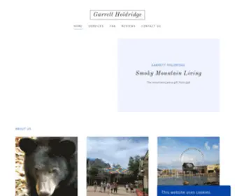 Garrettholdridge.com(Garrett Holdridge lives in the Smoky Mountains of East Tennessee. Pigeon Forge and Gatlinburg) Screenshot