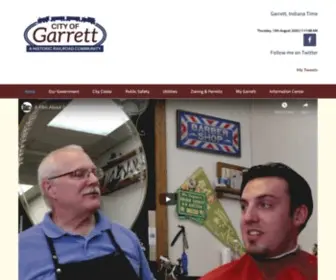 Garrettindiana.us(City of Garrett) Screenshot