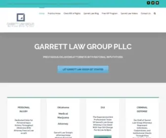 Garrettlawoklahoma.com(Garrett Law Group) Screenshot