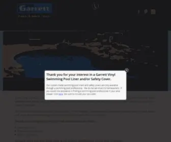 Garrettliners.com(Every pool) Screenshot