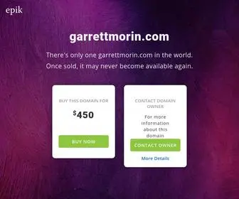 Garrettmorin.com(garrettmorin) Screenshot