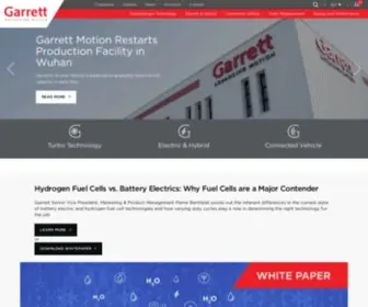 Garrettmotion.com(Zero Emission and Emission Reduction Technology/Connected Vehicle) Screenshot