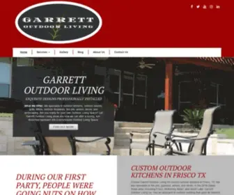 Garrettoutdoorliving.com(Garrett Outdoor Living Inc. has an approach to outdoor building) Screenshot