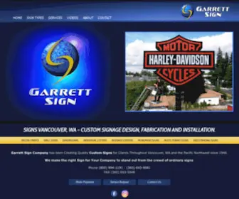 Garrettsign.com(Garrettsign) Screenshot