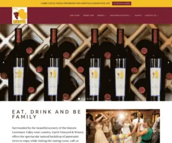 Garrewinery.com(Garré Vineyard & Winery) Screenshot