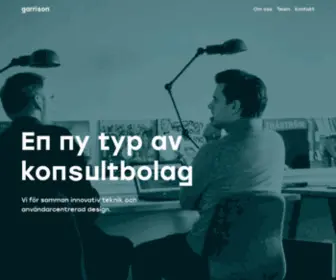 Garrison.se(En ny typ av konsultbolag) Screenshot